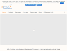 Tablet Screenshot of itpreneurs.com